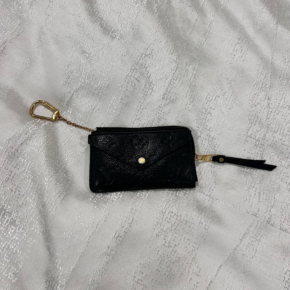 Louis Vuitton Black and Gold Key Holder